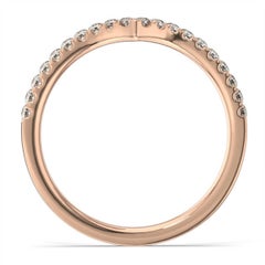 18k Rose Gold Apuliana Diamond Ring '1/5 Ct. tw'