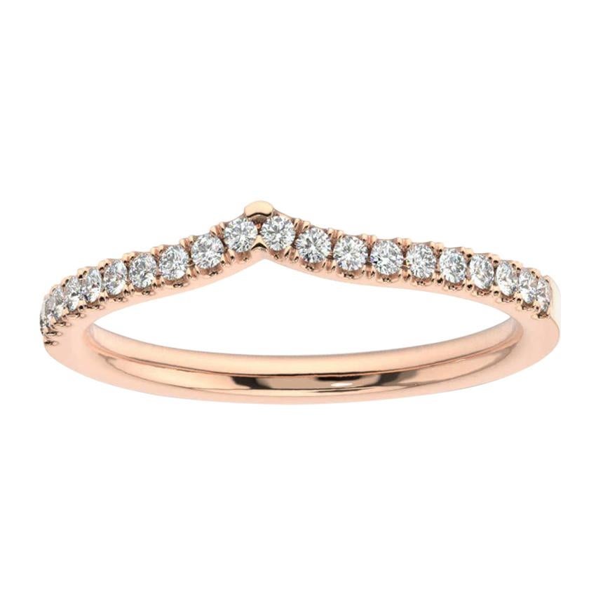 18k Rose Gold Apuliana Diamond Ring '1/5 Ct. tw'