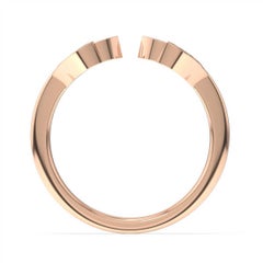 18 Karat Rose Gold Aster Floral Diamond Ring '1/20 Carat'