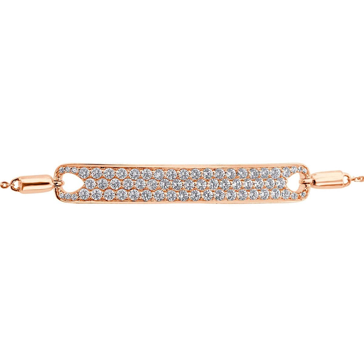 This stunning adjustable bolo-style bracelet features round brilliant diamonds micro-prong-set. Experience the difference!

Product details: 

Center Gemstone Type: NATURAL DIAMOND
Center Gemstone Color: WHITE
Center Gemstone Shape: ROUND
Center