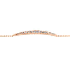 18k Rose Gold Bolo Diamond Bracelet '1/2 Ct. Tw'