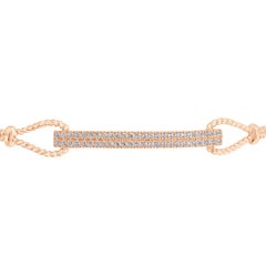 18k Rose Gold Bolo Diamond Bracelet '1/2 ct. tw'