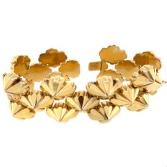 Pulsera de oro rosa de 18 quilates