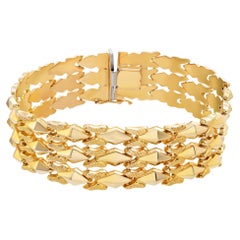 18 Karat Roségold-Armband mit Weißgoldschließe