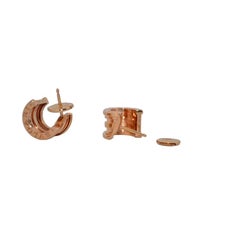 18K Rose gold Bvlgari earrings