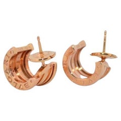 18K Rose gold Bvlgari earrings