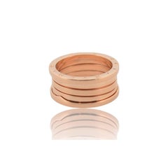 18K Rose gold Bvlgari wedding band for men