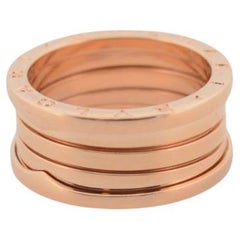 18K Rose gold Bvlgari wedding band for men
