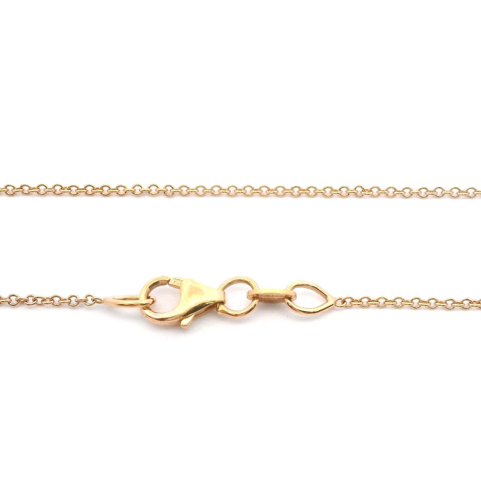 Donna Collana con ciondolo in oro rosa 18k con quarzo rosa cabochon e diamanti a forma di aureola da 1,46 ct. in vendita