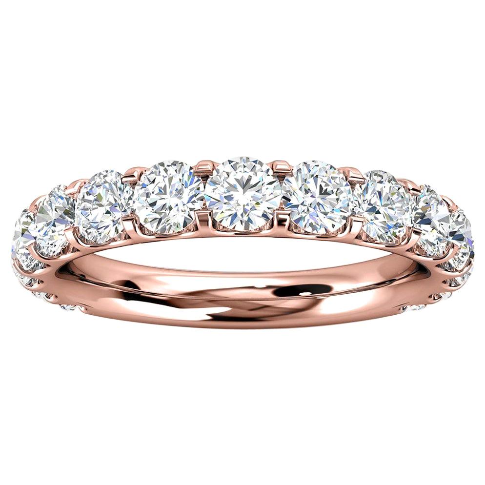 For Sale:  18K Rose Gold Carole Micro-Prong Diamond Ring '1 1/2 Ct. tw'
