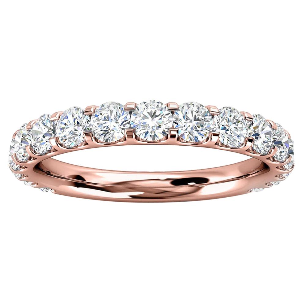 For Sale:  18k Rose Gold Carole Micro-Prong Diamond Ring '1 Ct. Tw'