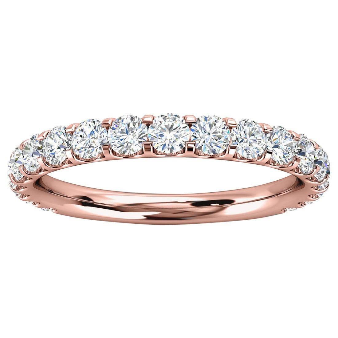 For Sale:  18K Rose Gold Carole Micro-Prong Diamond Ring '3/4 Ct. Tw'