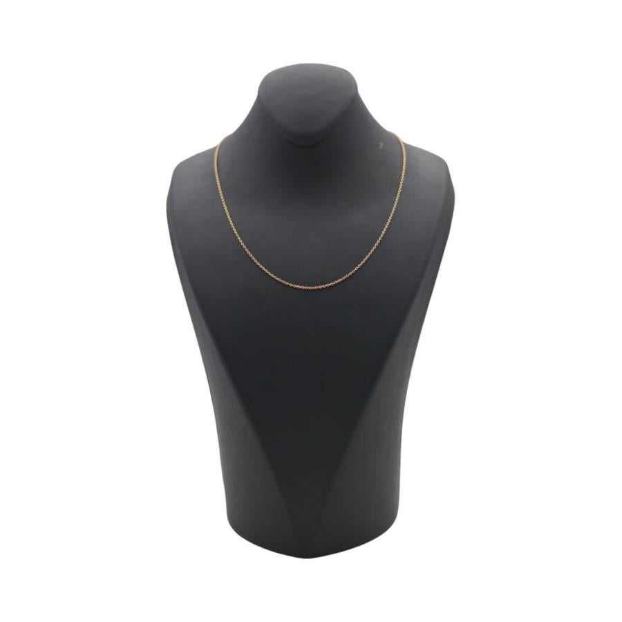 Chain made of 18K rose gold. The product comes with an AGS Jewelry certificate of conformity, which includes details about the metal and the precious stones used in confectioning the jewelry. For more information about delivery, warranty and return,