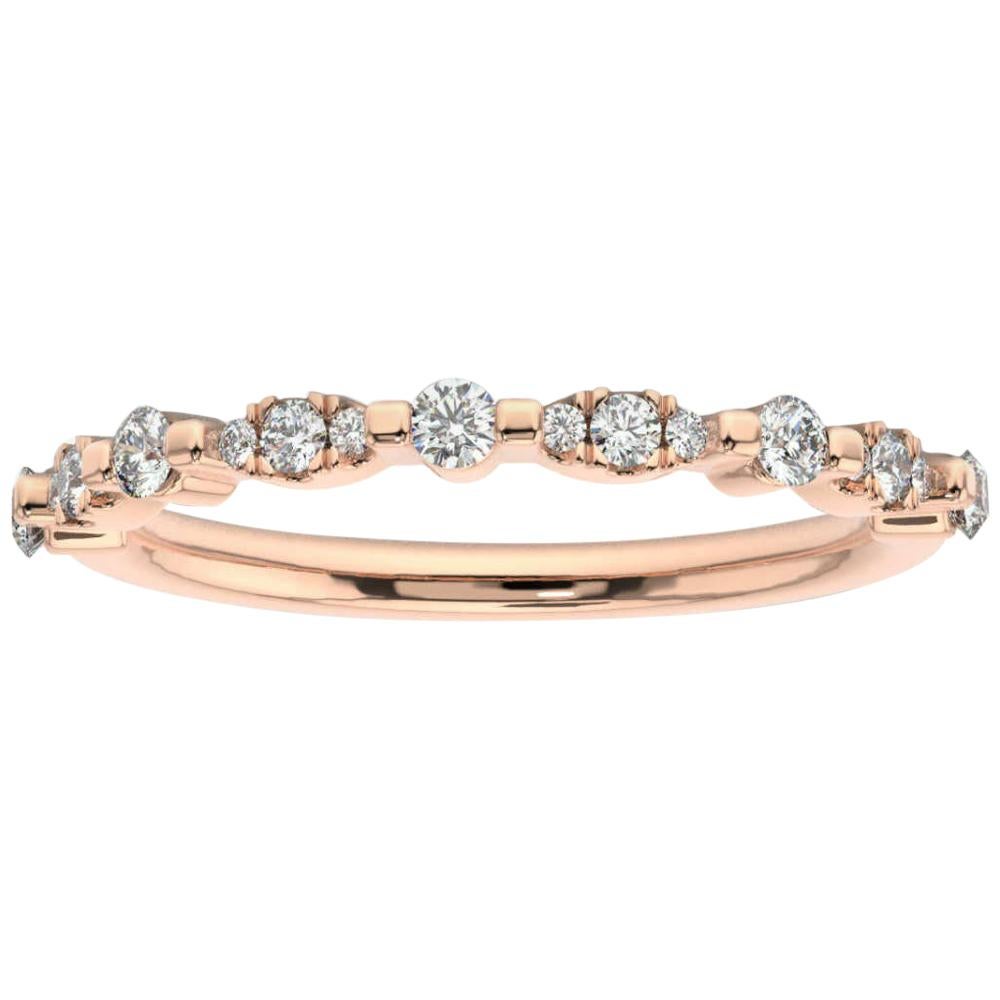 18K Rose Gold Dalia Diamond Ring '1/4 Ct. tw'