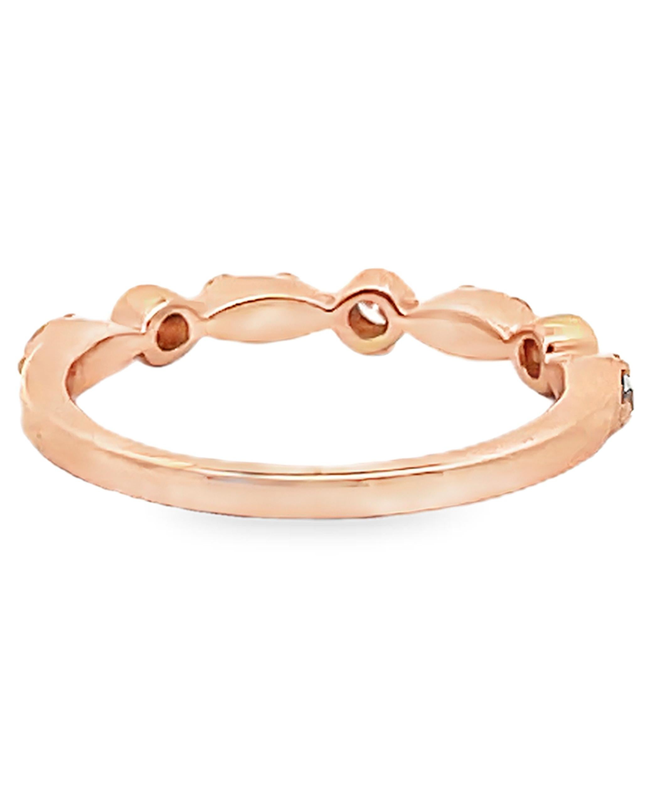 18K Rose Gold Diamantband (Zeitgenössisch) im Angebot
