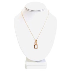 18K Rose Gold & Diamond Necklace