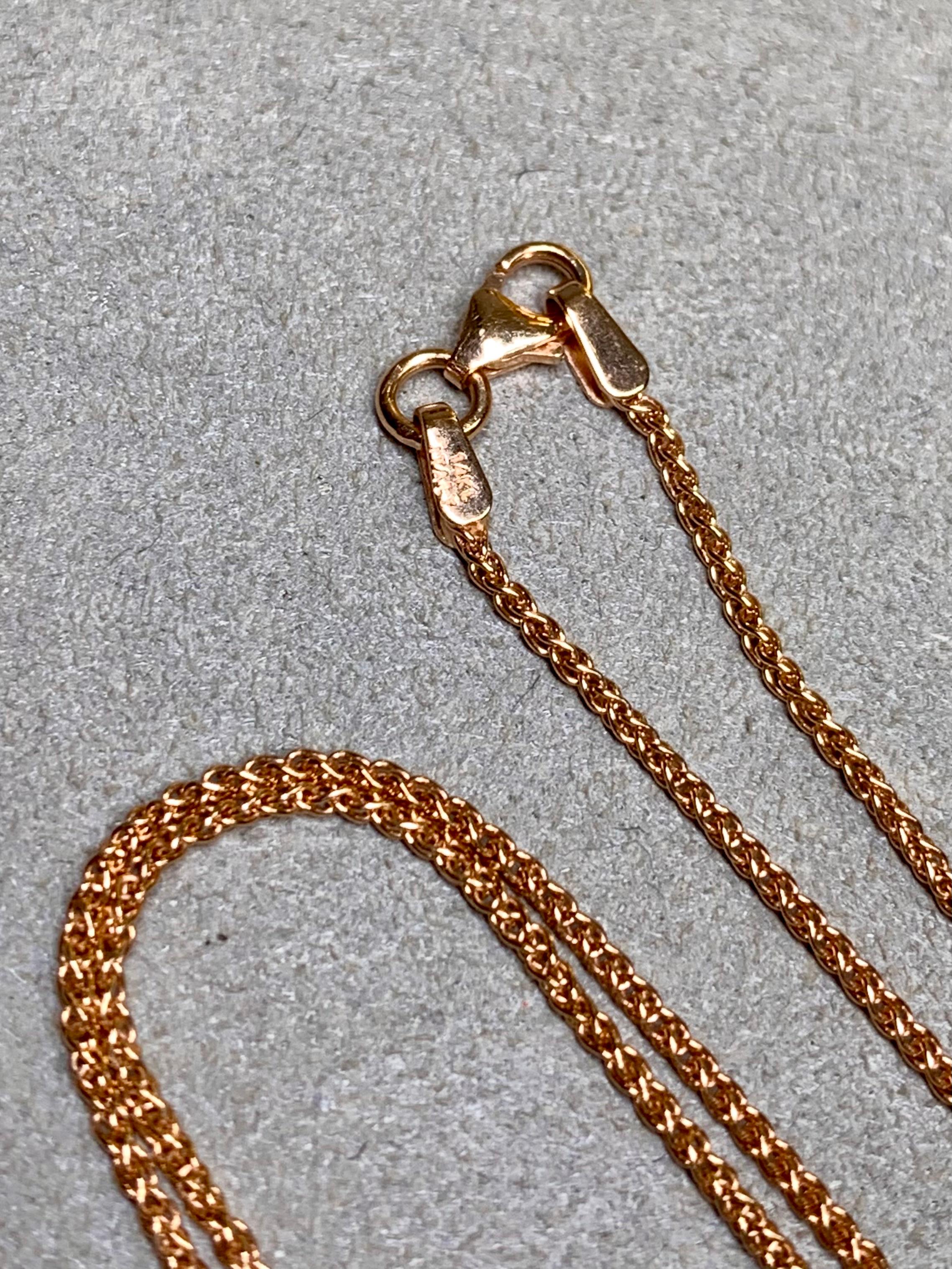 Collier pendentif chandelier articulé en or rose 18K avec diamants et kunzite en forme de poire Excellent état - En vente à Winter Springs, FL