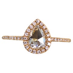 18K Rose Gold Diamond Ring