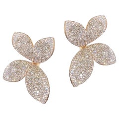 18K Rose Gold Diamanten Ohrringe