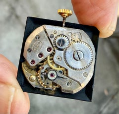 18k Rose Gold Doxa Watch circa 1946 Very Rare Brand