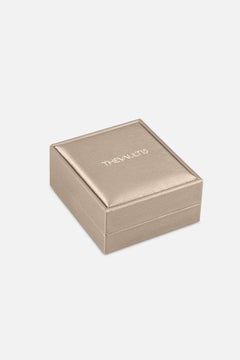 Pendientes de oro rosa de 18 quilates con 32 diamantes champán