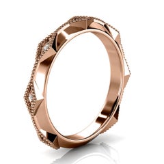 18k Rose Gold Elsa Diamond Ring