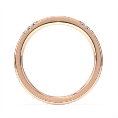 18K Rose Gold Evelyn Diamond Ring