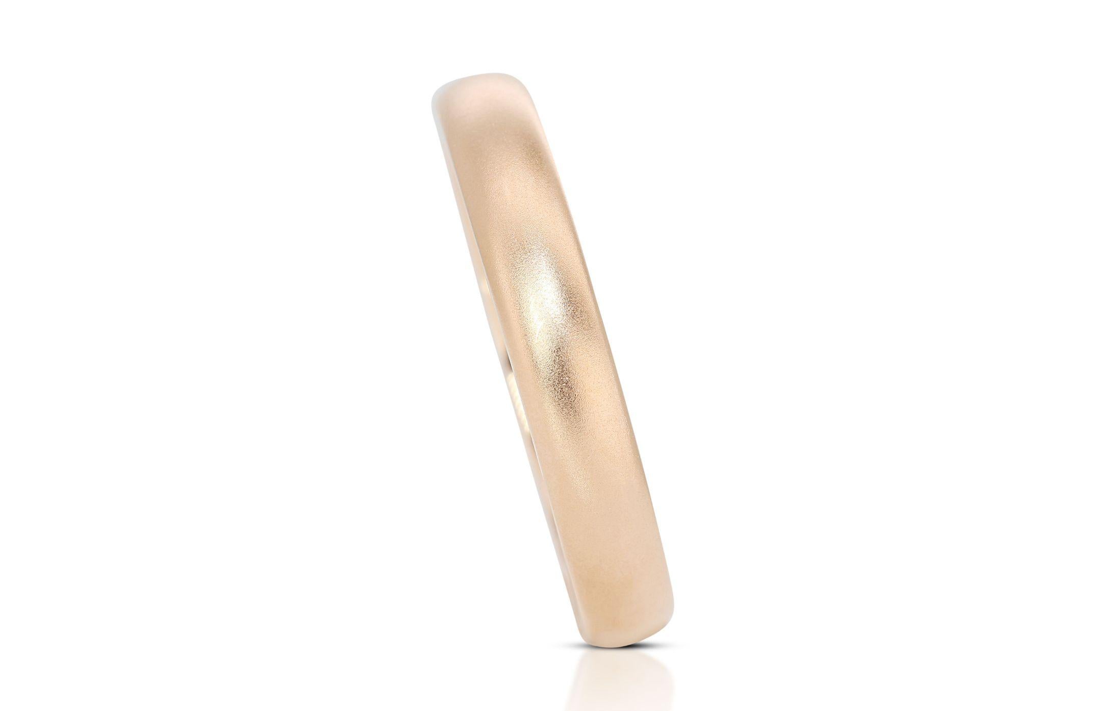 18K Rose Gold Fusion of Tradition and Trend Ring For Sale 1