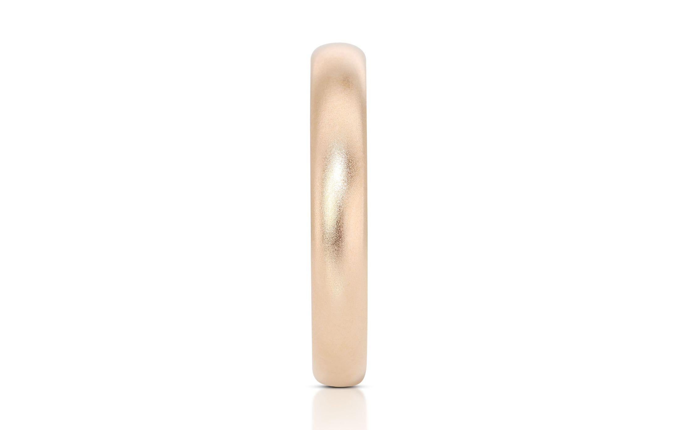 18K Rose Gold Fusion of Tradition and Trend Ring For Sale 3