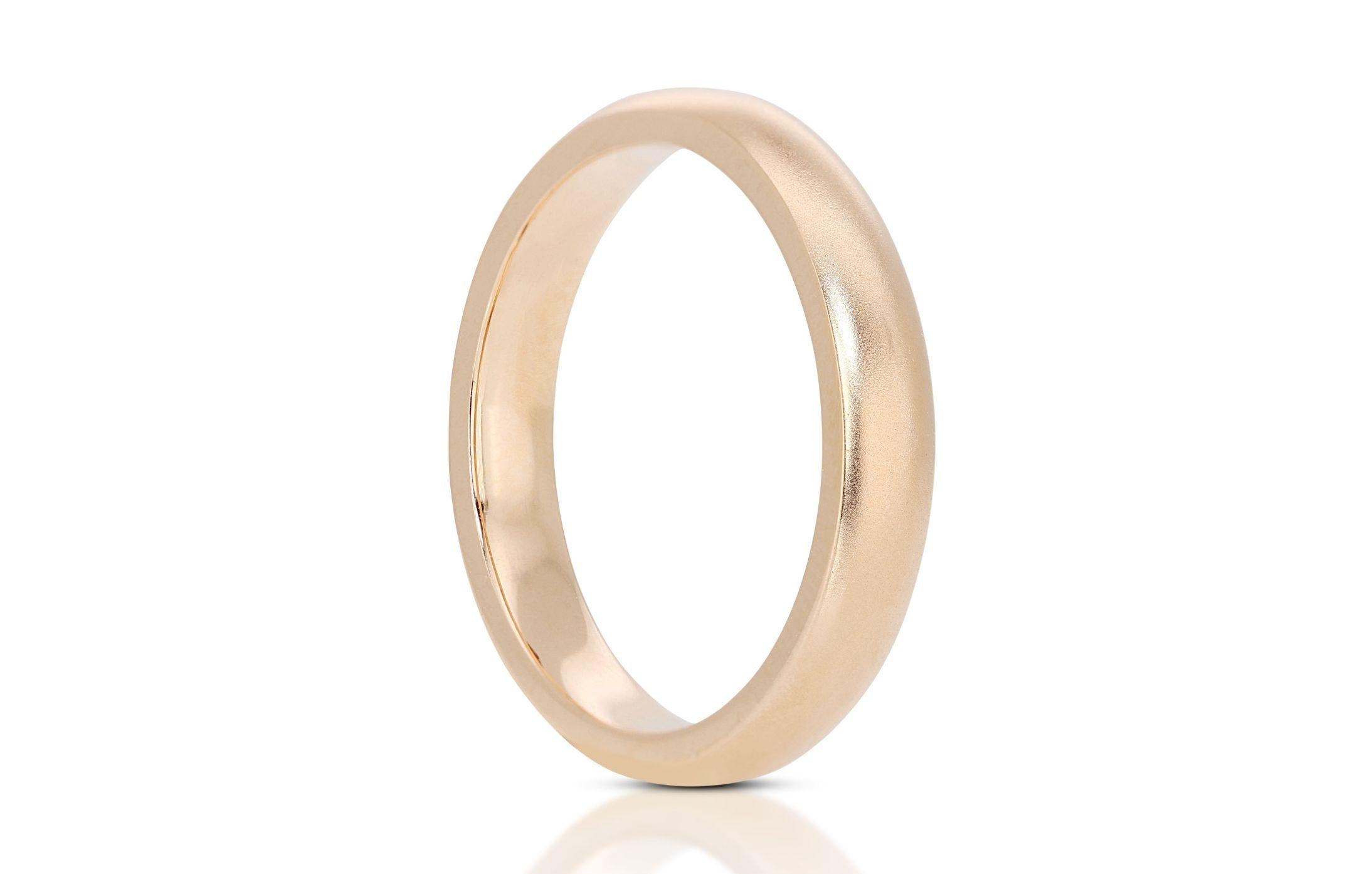 18K Rose Gold Fusion of Tradition and Trend Ring For Sale 4