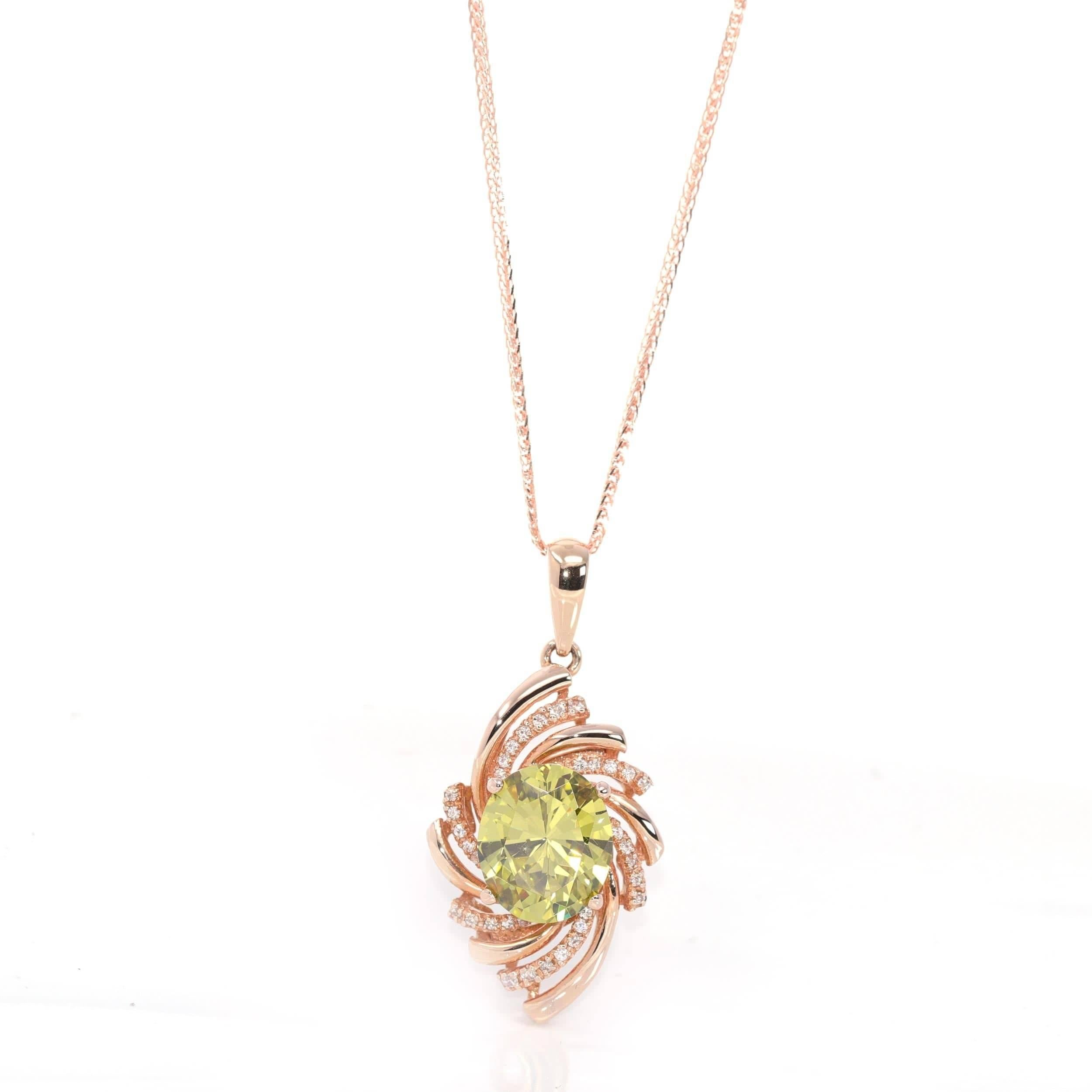* INTRODUCTION----- This pendant is made with high-quality genuine AAA nice purple amethyst & CZ. It looks so royal and exquisite. The luxury light green color stands out like no other. And the whole peridot is so vibrant. The style is simple and