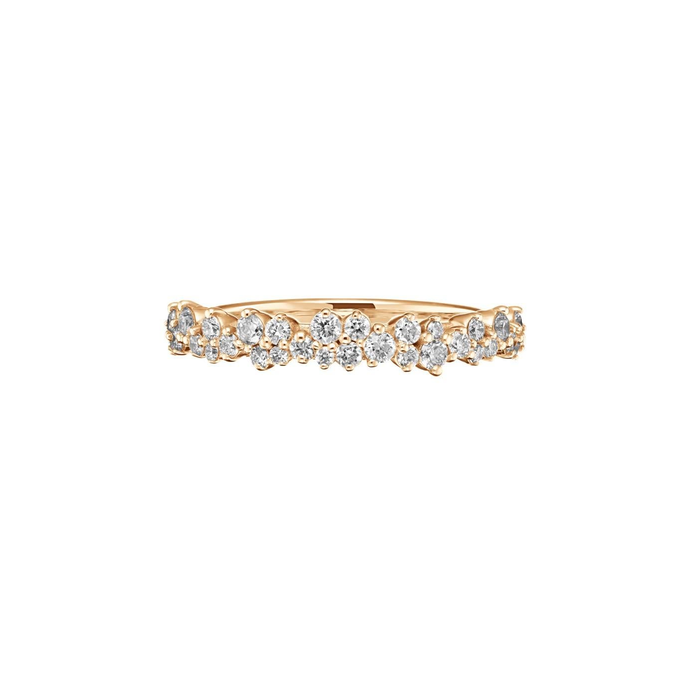 Introducing Harmony, 18k Gold and Round Brilliant Diamond Band - a stunning piece of jewelry that exudes elegance, sophistication, and timeless beauty.

Crafted from premium 18k gold and featuring a classic design of round brilliant diamonds, this