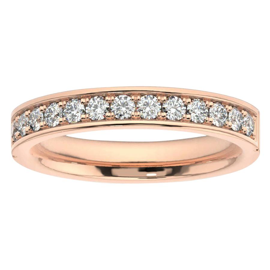 18K Rose Gold Kay Diamond Ring '2/5 Ct. tw' For Sale