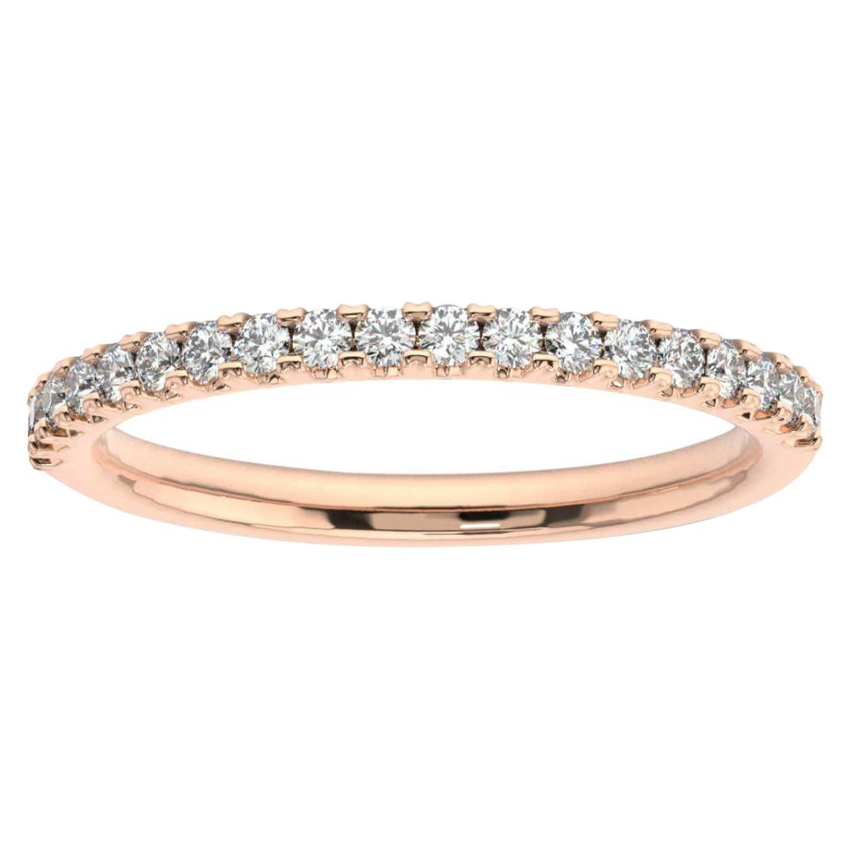 18K Rose Gold Lauren French Pave Ring '1/4 Ct. tw'