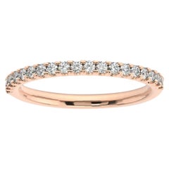 18K Rose Gold Lauren French Pave Ring '1/4 Ct. tw'