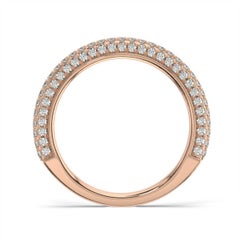 18 Karat Roségold Louise Diamantring '1/2 Ct. tw'