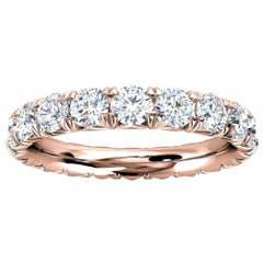 18k Rose Gold Mia French Pave Diamond Eternity Ring '2 Ct. Tw'