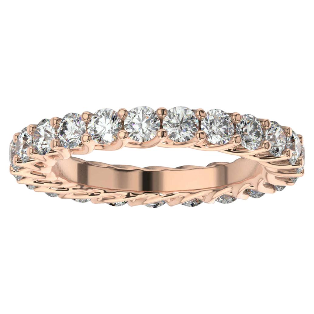 18K Rose Gold Olbia Eternity Diamond Ring '1/2 Ct. Tw'