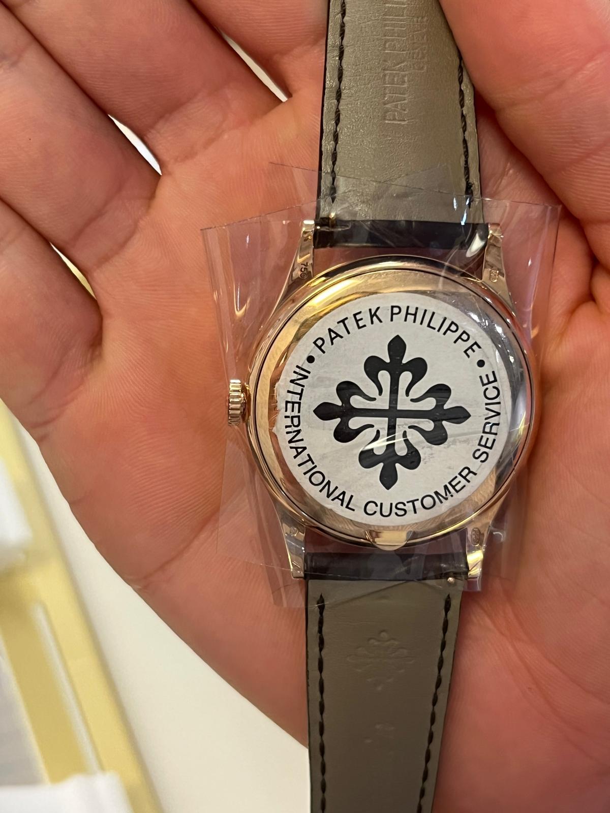 Women's or Men's 18k Rose Gold Patek  Philippe Annual Calendar, ref# 5396R-012 For Sale