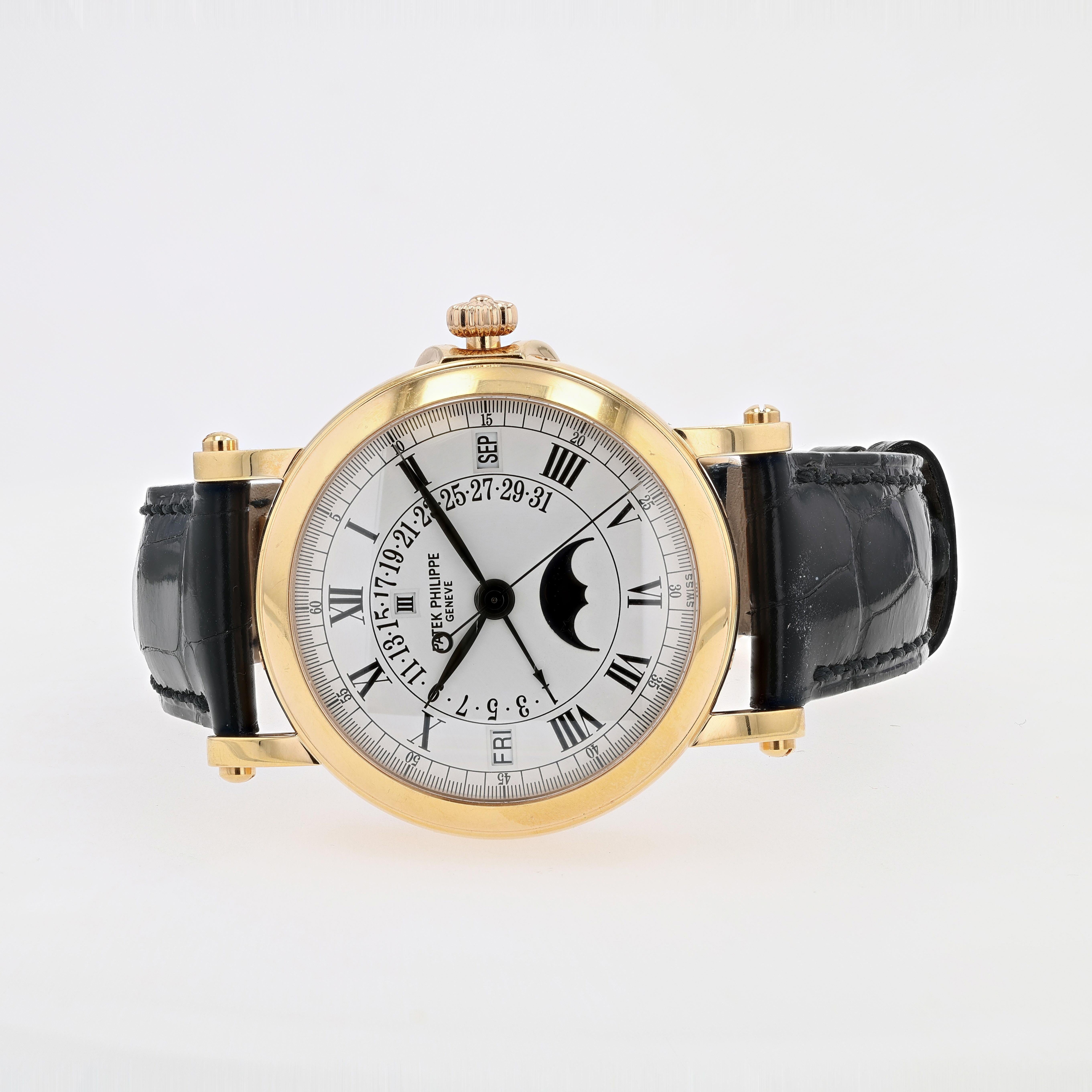 18k Rose Gold Patek Philippe Perpetual Calendar, ref # 5059R-0001 In Excellent Condition For Sale In Princeton, NJ
