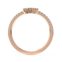 18 Karat Rose Gold Paz Petite Diamond Ring '1/5 Carat'