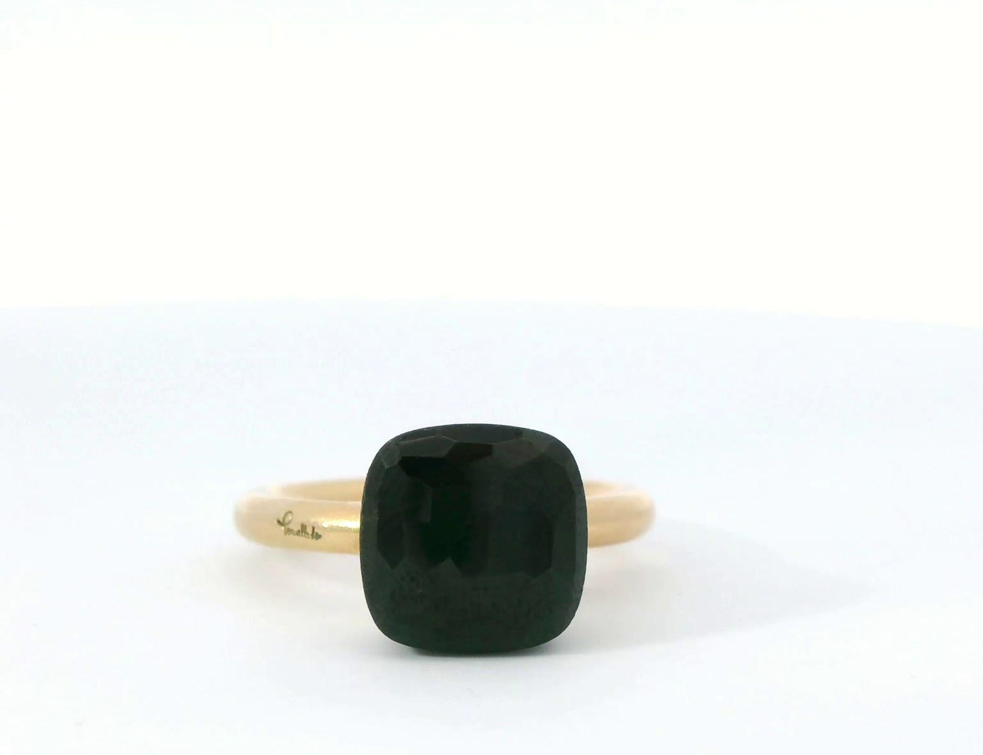 18k Rose Gold POMELLATO-Ring NUDO Granaat  
Größe: 16,9

