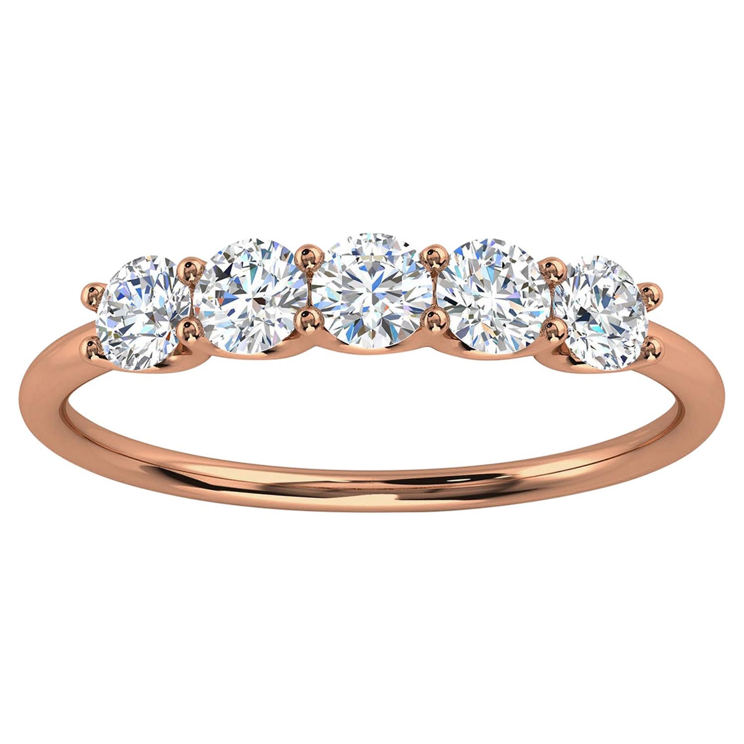 18k Rose Gold Sevilla Diamond Ring '1/2 Ct. Tw' For Sale
