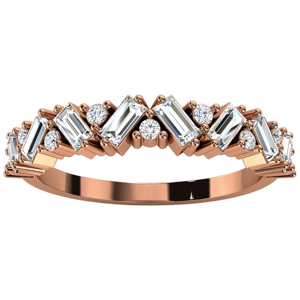 18k Rose Gold Sharvit Diamond Ring '1/3 Ct. Tw'