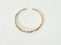 Bracciale sottile in oro rosa 18 carati con diamanti naturali IdunnCollection