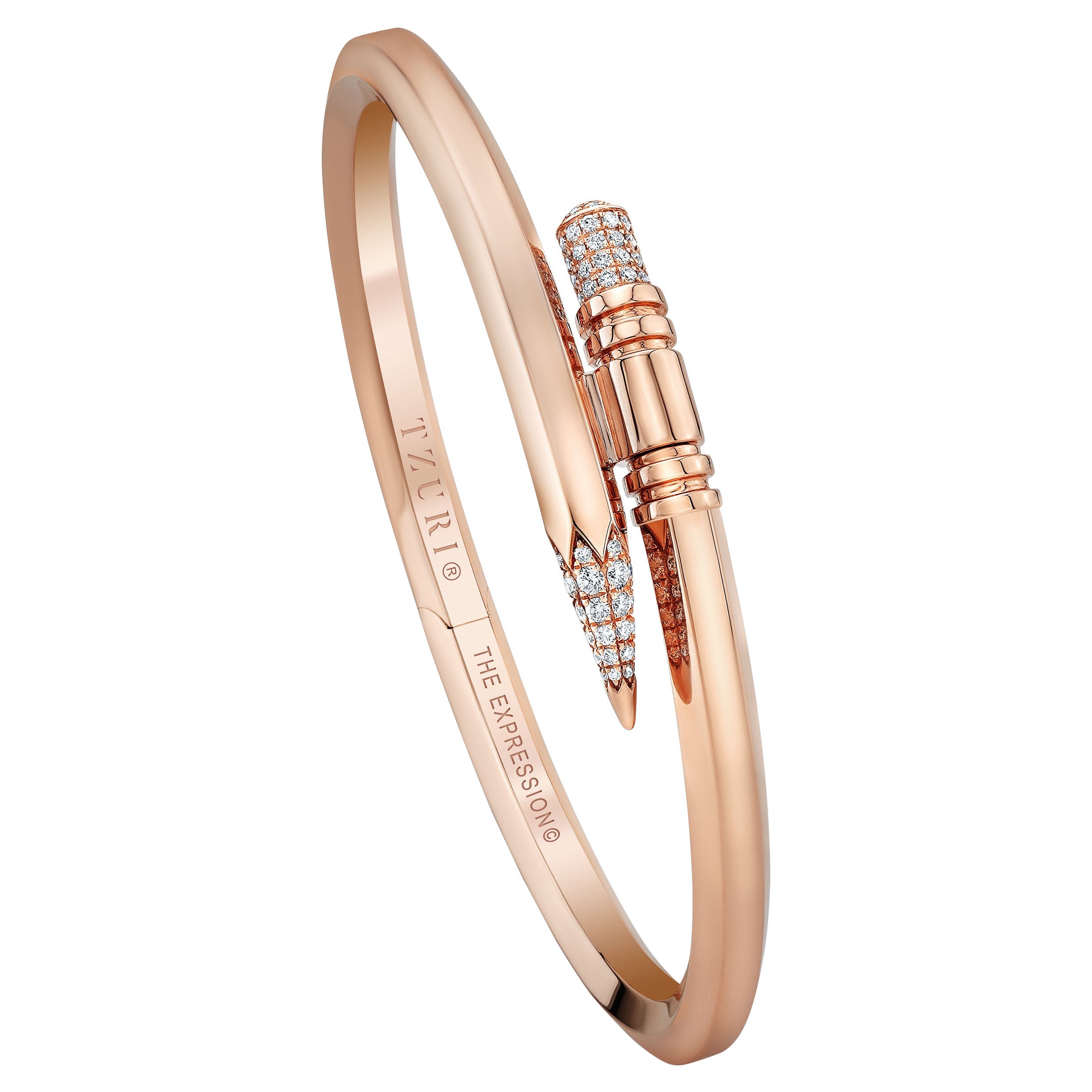 18 Karat Roségold Kleines Expression-Armband im Angebot