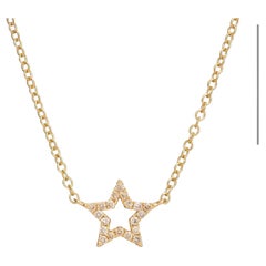 Collana Star Charm in oro rosa 18k