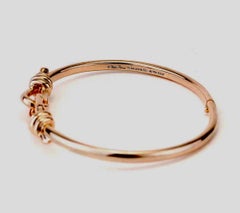 18K Rose Gold Tiffany & Co Paloma Picasso Love Knot Bangle