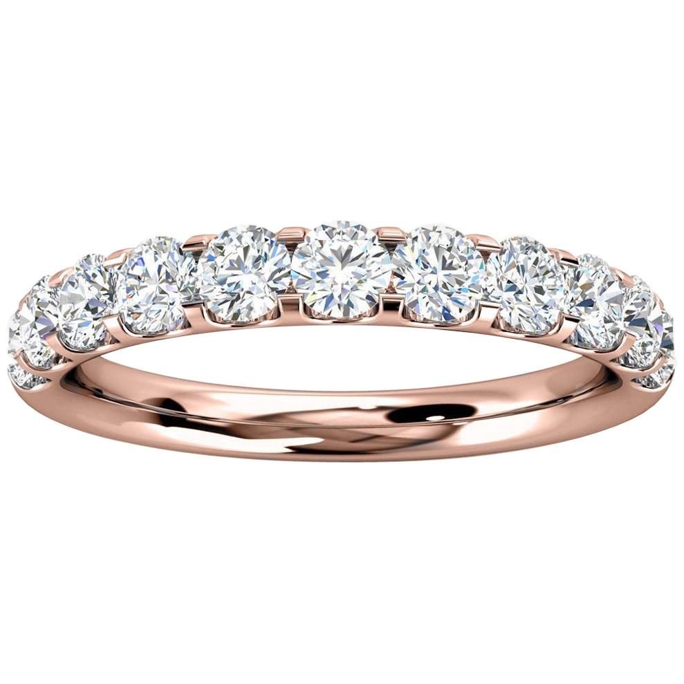 For Sale:  18K Rose Gold Valerie Micro-Prong Diamond Ring '1/2 Ct. tw'