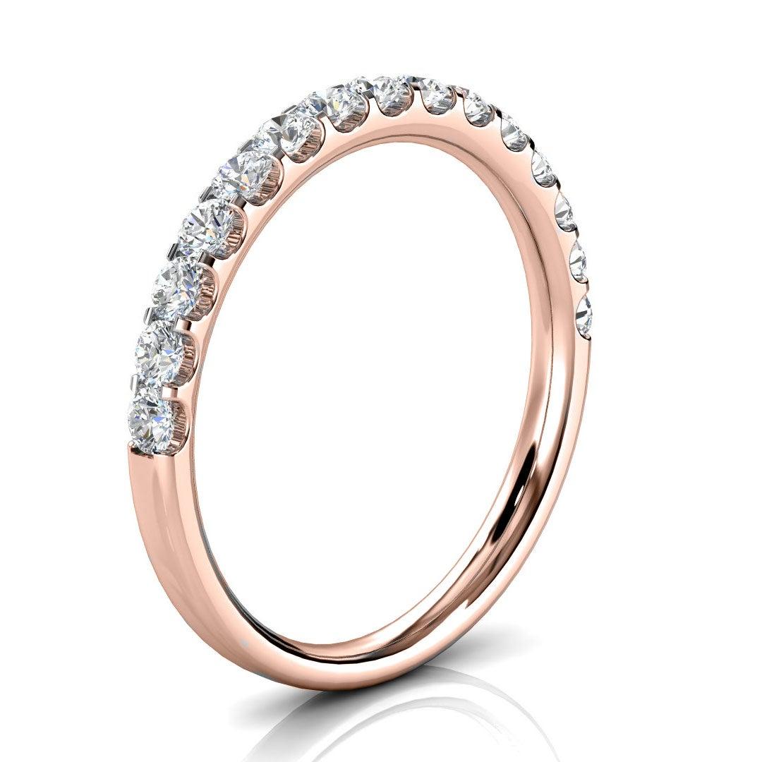 For Sale:  18k Rose Gold Valerie Micro-Prong Diamond Ring '2/5 Ct. tw' 3